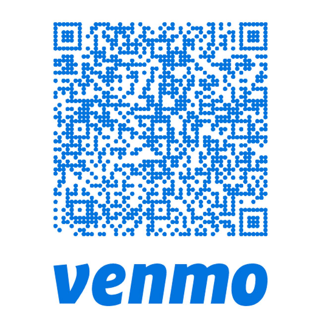 Pay by Venmo QR code