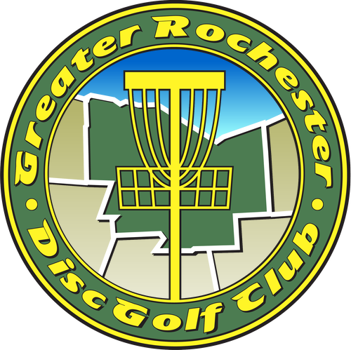 Greater Rochester Disc Golf Club (GRDGC) logo